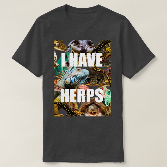 Camiseta Eu Tenho Herpes (Frente do Design)