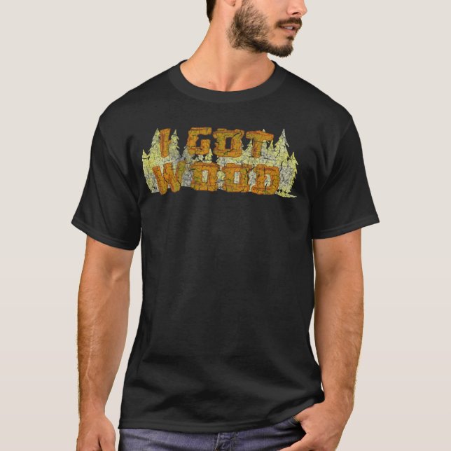 Camiseta Eu Tenho Madeira (Shaun Do Morto) (Frente)