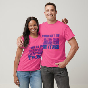 Camiseta Eu Tenho Minha Vida Eu Faço Minha Escolha Eu Const