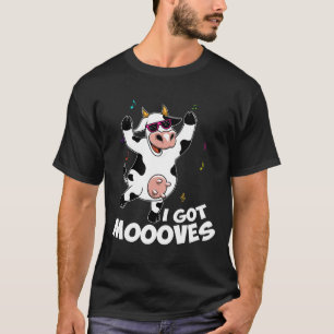 Camiseta Eu Tenho Movimentos Vaca Cantando E Dançando