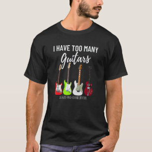 Camiseta Eu Tenho Muitos Violões Disse Ninguém Nunca Gu