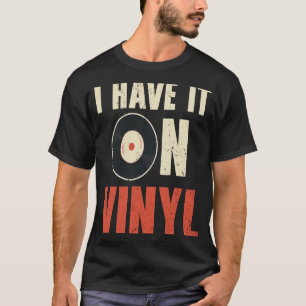 Camiseta Eu Tenho No Vinyl Record Player Retro Music 1
