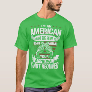 Camiseta Eu tenho o direito de usar o dom da munição de arm