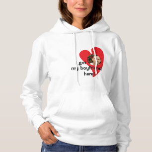 Camiseta Eu tenho o meu namorado! Personalização da Foto