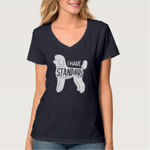 Camiseta Eu Tenho Padrões De Poodle Engraçado Humor Pet Dog