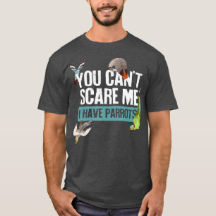 Camiseta Eu Tenho Parrocos Cinzas Africanas Cockatiel