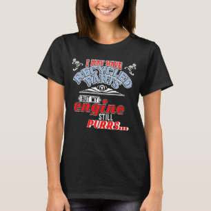 Camiseta Eu tenho peças de Reciclado como destinatário de t