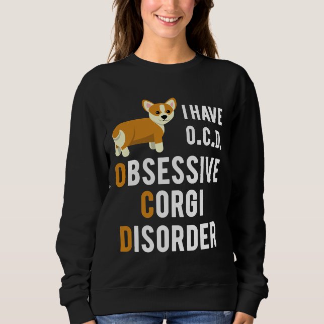 Camiseta Eu Tenho Perturbação Obsessiva De Corgi (Frente)