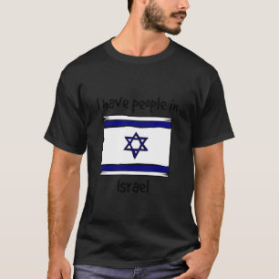 Camiseta Eu Tenho Pessoas em Israel Bandeira Israelense