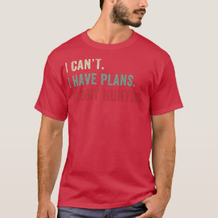 Camiseta Eu Tenho Planos De Coelho Caçando Um Caçador De Co