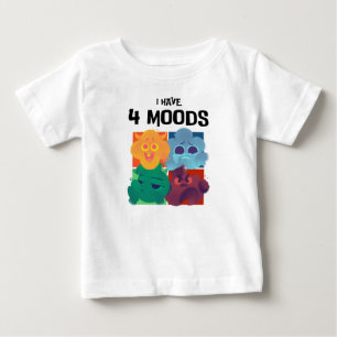 Camiseta Eu tenho quatro humores