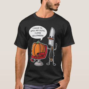 Camiseta Eu tenho que abrir meu coração, eu amo o abóbora d