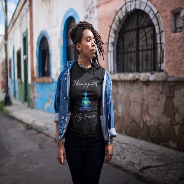 Camiseta Eu Tenho Que Proteger A Minha Paz (Criador carregado)