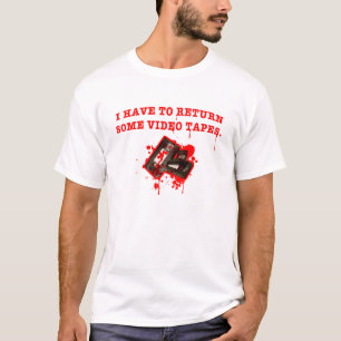 Camiseta Eu tenho que retornar os VIDEO TAPES dos somes