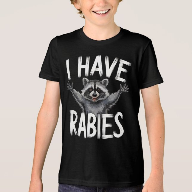 Camiseta Eu Tenho Rabies Ogambm Retro (Frente)