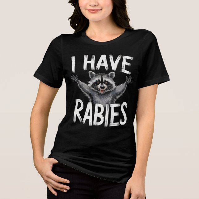 Camiseta Eu Tenho Rabies Ogambm Retro (Frente)