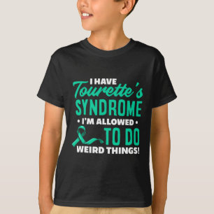 Camiseta Eu Tenho Síndrome de Tourette Diversão Síndrome de