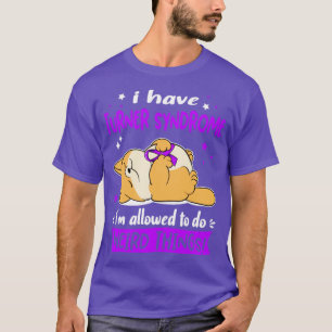 Camiseta Eu tenho síndrome de Turner eu posso fazer o estra