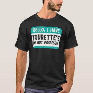 Camiseta Eu Tenho Síndrome Touretal Sensibilização Fita Tea