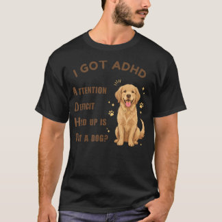 Camiseta Eu Tenho Tdah Déficit de Atenção Espere É Aquela C