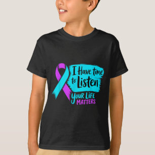 Camiseta Eu Tenho Tempo para Ouvir Prevenção da Sua Vida