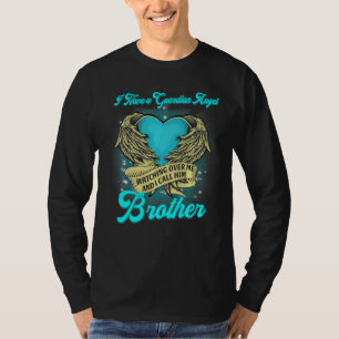 Camiseta Eu Tenho Um Anjo Guardião A Olhar Por Mim Eu Chamo