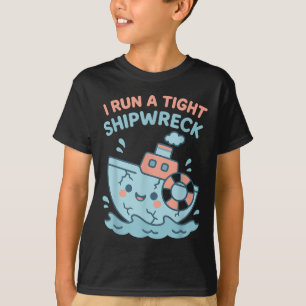 Camiseta Eu Tenho Um Barco Engraçado, Um Pirata Sarcástico
