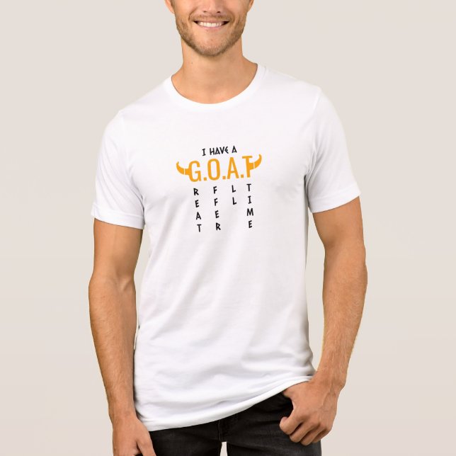 Camiseta Eu Tenho um Bode - Declaração Ousada (Frente)