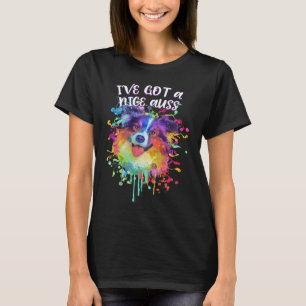 Camiseta Eu tenho um bom humor pastor australiano australia