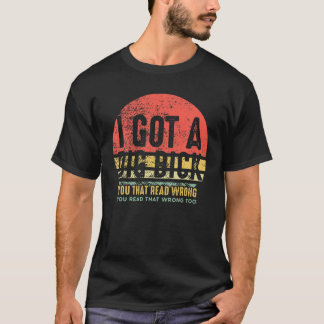 Camiseta Eu Tenho Um Conflito Engraçado De Adultos Vintage.