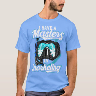 Camiseta Eu Tenho Um Mestre Em Snorkeling Snorkel Scuba Div