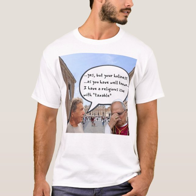Camiseta Eu tenho um problema religioso (Frente)