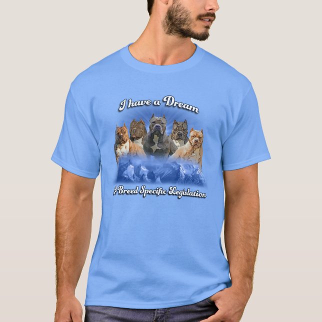 Camiseta Eu tenho um sonho, nenhuma legislação do (Frente)
