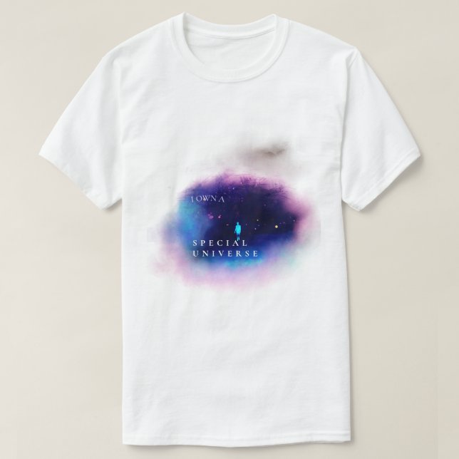 Camiseta Eu Tenho Um Universo Especial (Frente do Design)