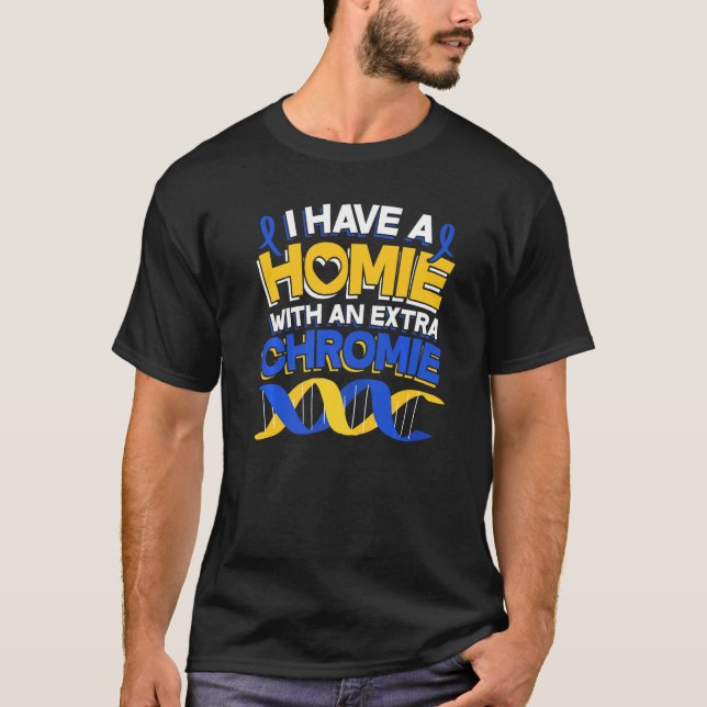 Camiseta Eu Tenho Uma Casa Com Uma Síndrome De Chromie Abai (Frente)
