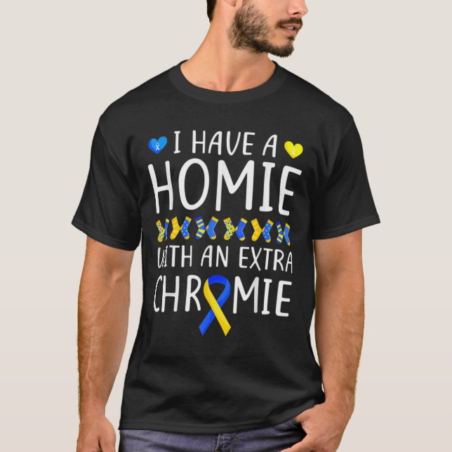 Camiseta Eu Tenho Uma Casa Com Uma Síndrome De Chromie Abai (Frente)