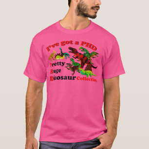 Camiseta Eu Tenho Uma Enorme Coleção De Dinossauros Bonito