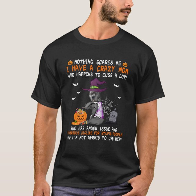 Camiseta Eu Tenho Uma Mãe Louca Pit Tog Witeen (Frente)