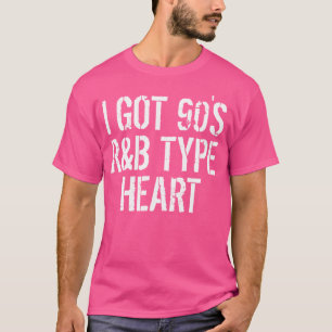 Camiseta Eu Tenho Uma Música Cardíaca Tipo Rb De 90