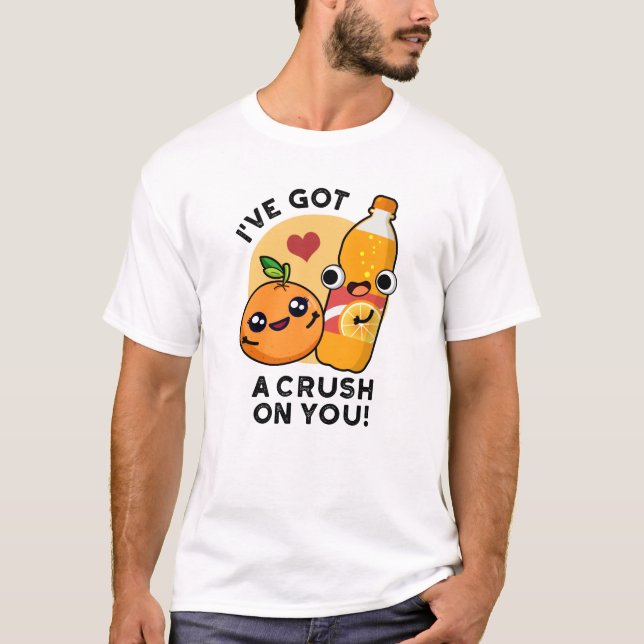 Camiseta Eu tenho uma paixão por você Pop de Laranja engraç (Frente)