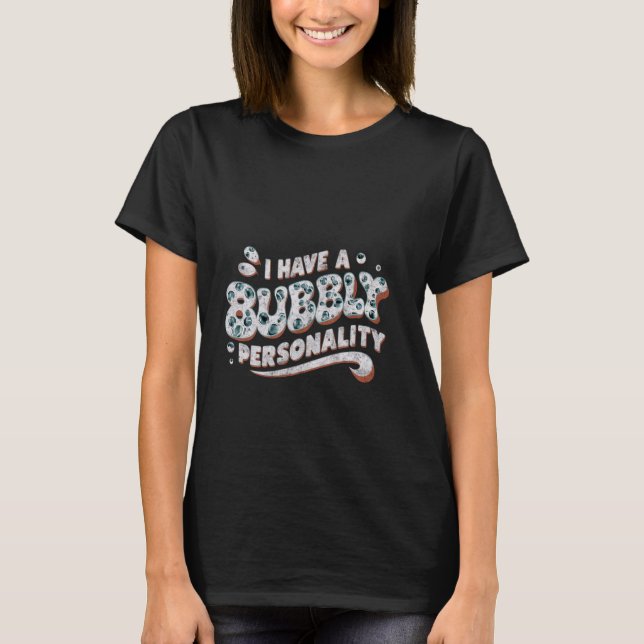 Camiseta Eu Tenho Uma Personalidade Bestial. (Frente)