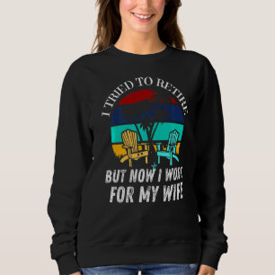 Camiseta Eu Tentei Me Aposentar, Mas Agora Eu Trabalho Para