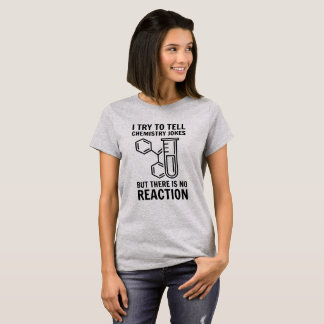 Camiseta Eu tento dizer piadas da química