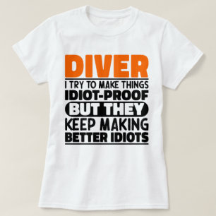 Camiseta Eu Tento Fazer As Coisas Engraçadas Dizendo Nunca
