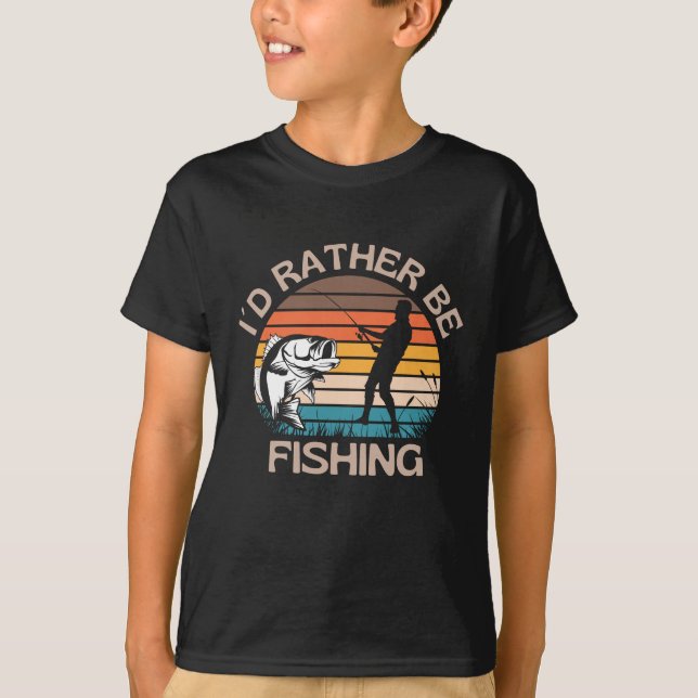 Camiseta Eu Teria Preferencialmentes De Pescar Bass Pesca (Frente)
