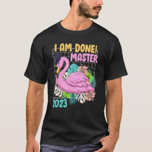 Camiseta Eu terminei o mestrado 2023 mestre