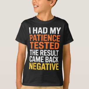 Camiseta Eu Testei Minha Paciência Dito Sarcástico Engraçad
