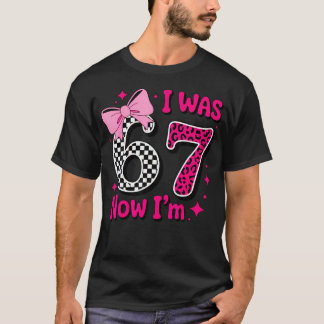 Camiseta Eu tinha 6 anos agora eu tenho 7 Aniversário 7 Ano
