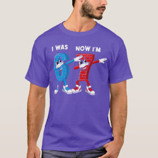 Camiseta Eu tinha 6 anos agora eu tenho 7 anos de idade Ani