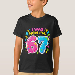 Camiseta Eu tinha 6 anos agora eu tenho 7 anos de idade eng
